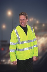 Hi-Visibility - Motorway Safety Jacket - BSEN471 Class 3 - Clearly a Bargain!
