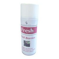 Evans Vanodine Fresh - Wild Berry Concentrated Deodoriser, Air & Fabric Freshener - 400ml aerosol can