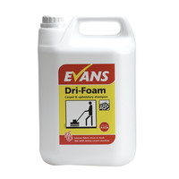 Evans Vanodine Dri Foam - Rotary Machine Carpet & Upholstery Shampoo - 5ltr