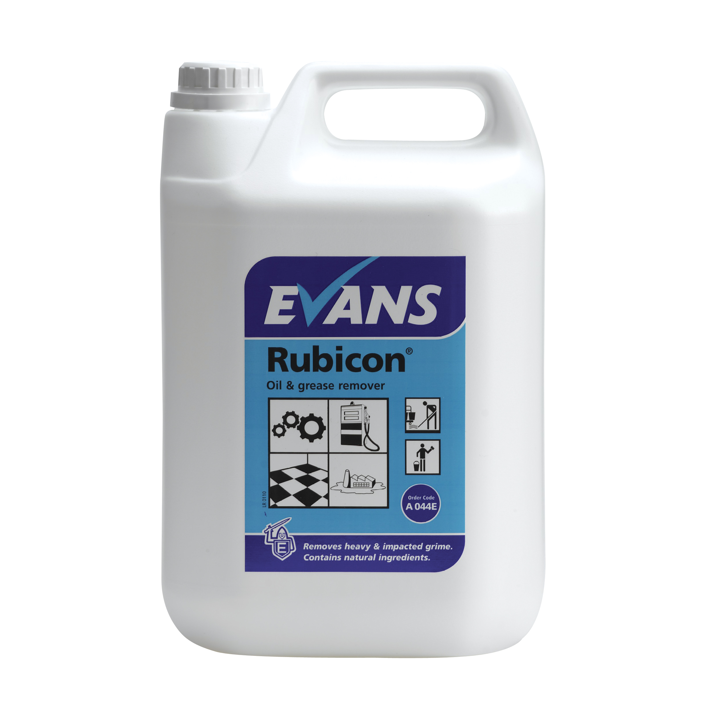 Evans Vanodine Rubicon Oil & Grease Remover & Heavy Duty Cleaner 5ltr
