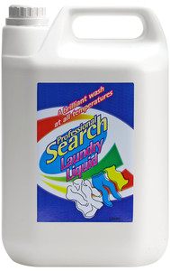 Evans Vanodine Search - Washing Machine Laundry Liquid - Removes Heavy Stains & Soiling - 5ltr