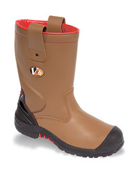 Vtech Grizzly VR6 Tan Fleece Lined Safety Rigger Boot
