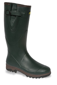 Vital Countryman Marlborough Green Rubber Non-Safety Wellington Boot - Available In Sizes 4-12