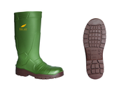 Vital Alpha Green Non-Safety PU Wellington Boot - Available In Sizes 3-12