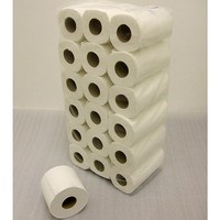 Standard Large Toilet Roll - White - Pack of 36 - Quality 2 Ply Bathroom Tissue - Approx 200 Sheets per Roll