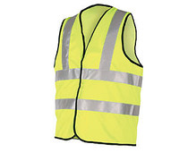 Hi-Visibility Vest - Motorway Safety Waistcoat - BSEN471 Class 2 - Yellow or Orange