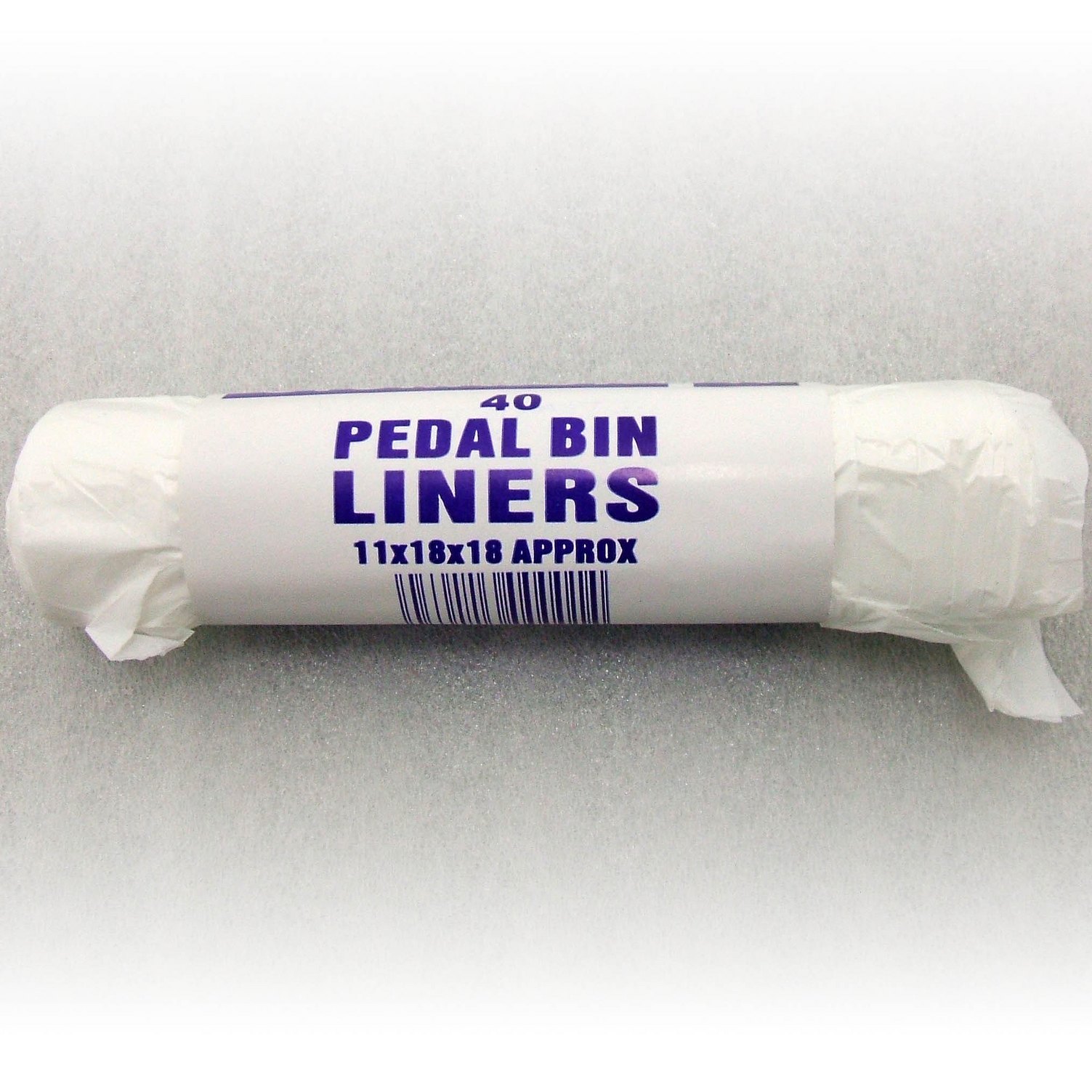 400 Pedal Bin Liners (11 x 18 x 18'') White 10 Rolls of 40