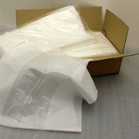 Swing Bin Liners (15 x 24 x 30'') - White - Carton of 500 Bags (5 packs of 100)