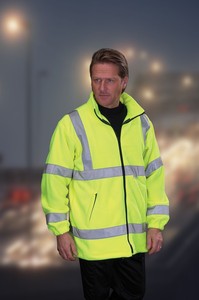 Hi-Visibility Fleece Jacket - Warm Light and Bright! - BS EN471 Class 3