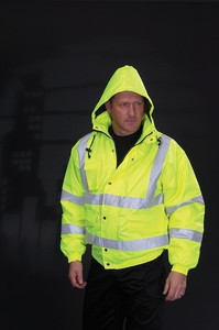 Hi-Visibility Bomber Jacket - BS EN471 Class 3 - Essential Safety and Style!