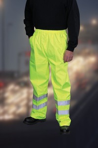 Hi-Visibility Waterproof Contractor Trousers - BS EN471 - Low LOW Price!