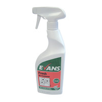 Evans Vanodine Fresh - Concentrated Air Freshener & Deodoriser - 750ml RTU trigger spray