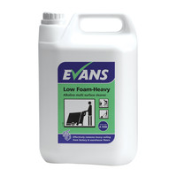 Evans Vanodine Low Foam Heavy - Cleaner for Scrubber Driers - 5ltr