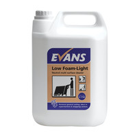 Evans Vanodine Low Foam Light - Cleaner for Scrubber Driers - 5ltr