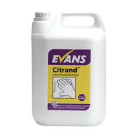 Evans Vanodine Citrand - Citrus Beaded Hand Cleaning Gel - 5ltr Bottle