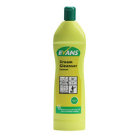 Evans Vanodine Lemon Cream Cleanser 500ml - 12 Bottles per Case