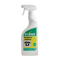 Evans Vanodine Telephone Sanitiser RTU 750ml