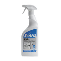 Evans Vanodine S.S.C. - Stainless Steel Cleaner - 750ml RTU Trigger Spray