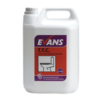 Evans Vanodine T.T.C. - Heavy Duty Toilet Descaler & Cleaner for Porcelain - 5ltr