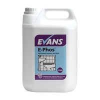 Evans Vanodine E-phos - Heavy Duty Toilet and Washroom Cleaner and Sanitiser - 5ltr