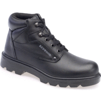 Redwood - Black Leather - 5 Eyelet Trekka Safety Boot - EN345
