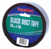 Black Vinyl Duct Tape 50mm x 50m