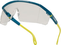 Venitex Kilimandjaro Clear Blue and Yellow Polycarbonate Safety Glasses